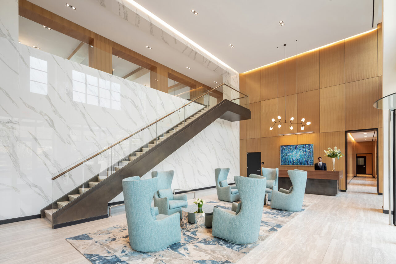 lobby of The Beacon at Gravies Point