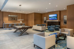 game room with pool table at The Beacon at Garvies Point