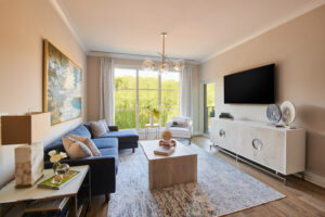 living room at The Beacon at Garvies Point