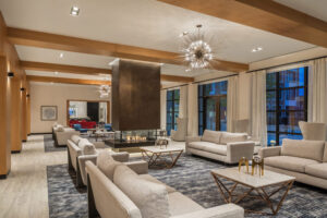 lobby area with seating at The Beacon at Garvies Point