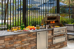 outdoor bbq at The Beacon at Garvies Point